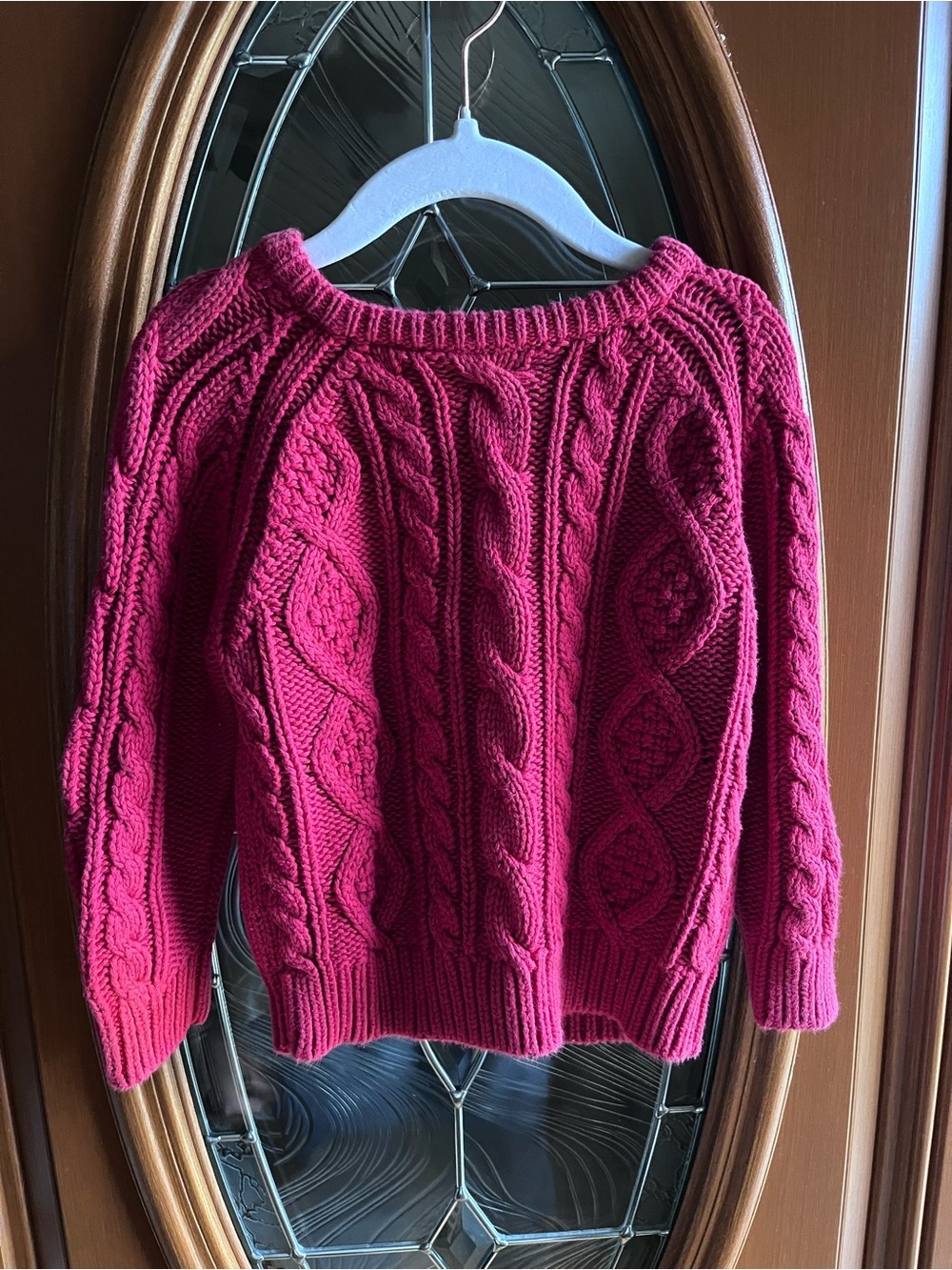 GAP Kids 2T Cable Knit Sweater in Red